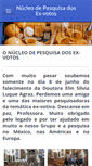 Mobile Screenshot of nucleodepesquisadosex-votos.org